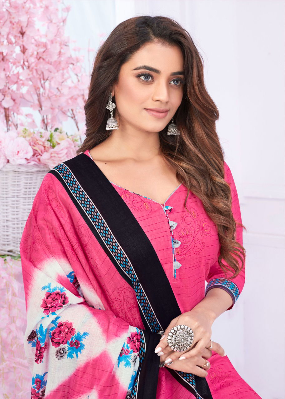 Kesariya Patiyala Vol 1 Printed Cotton Dress Material Catalog